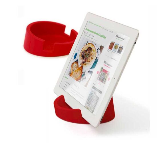 Silicone tablet stand