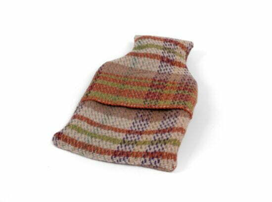 Recycled wool hot water bottle