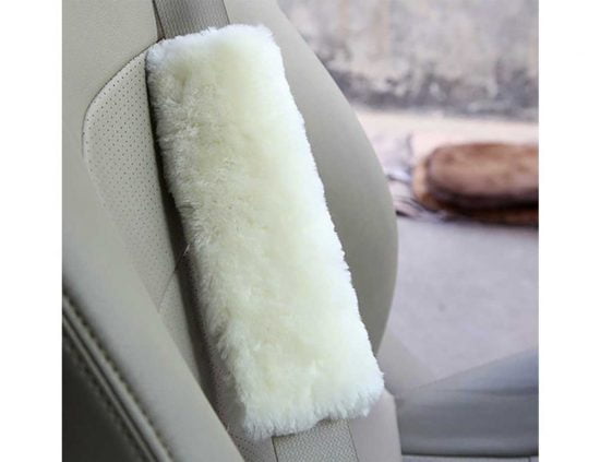 Fleece seatbelt pad
