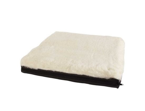 Pure wool fleece cushion