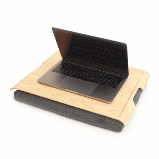 Ash wood anti-slip lap tray
