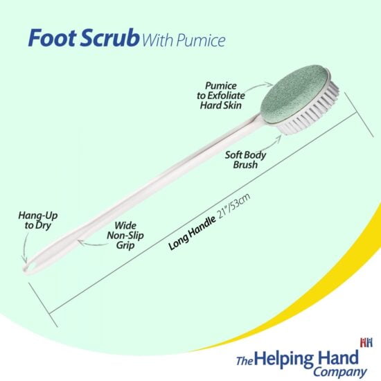 long handle foot scrub