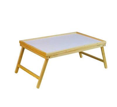 Adjustable bed tray
