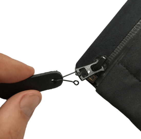 leather tab zip pulls